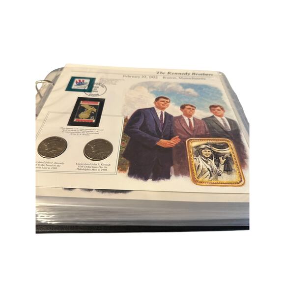 Postal Commemorative Society JFK Uncirculated US Half-Dollar Collection Set - Picture 4 of 10